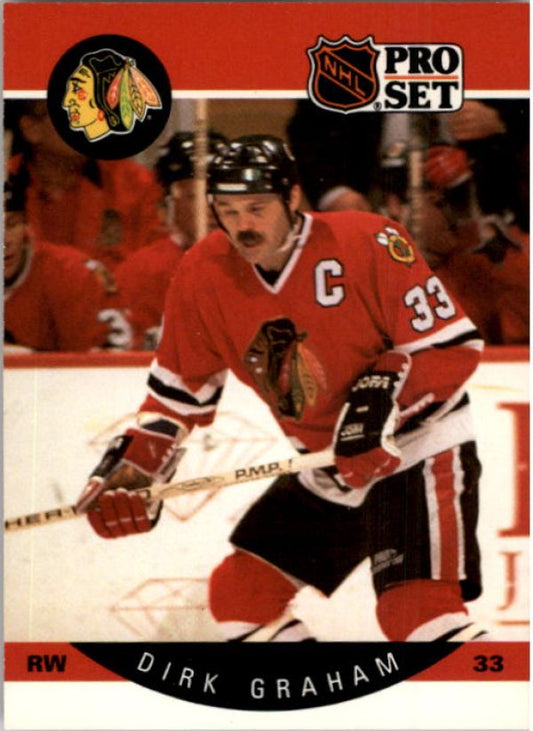 NHL 1990-91 Pro Set - No 51 - Dirk Graham