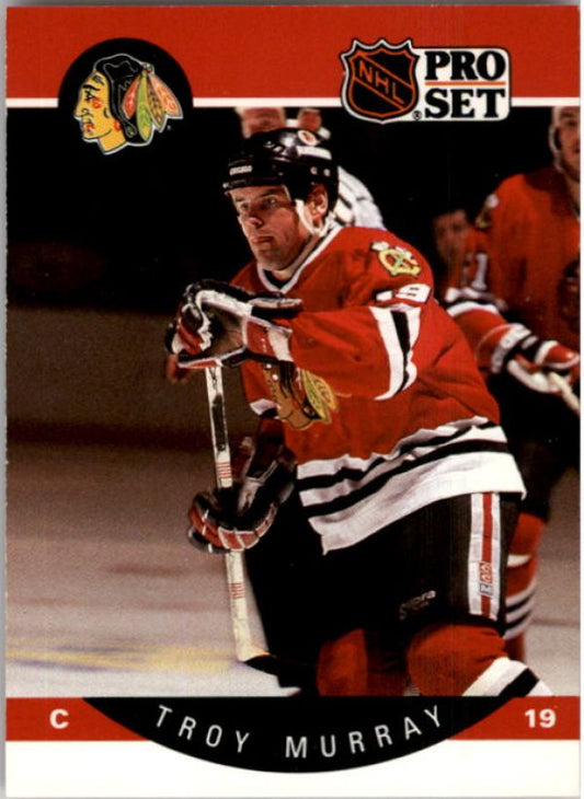 NHL 1990-91 Pro Set - No 57A - Troy Murray