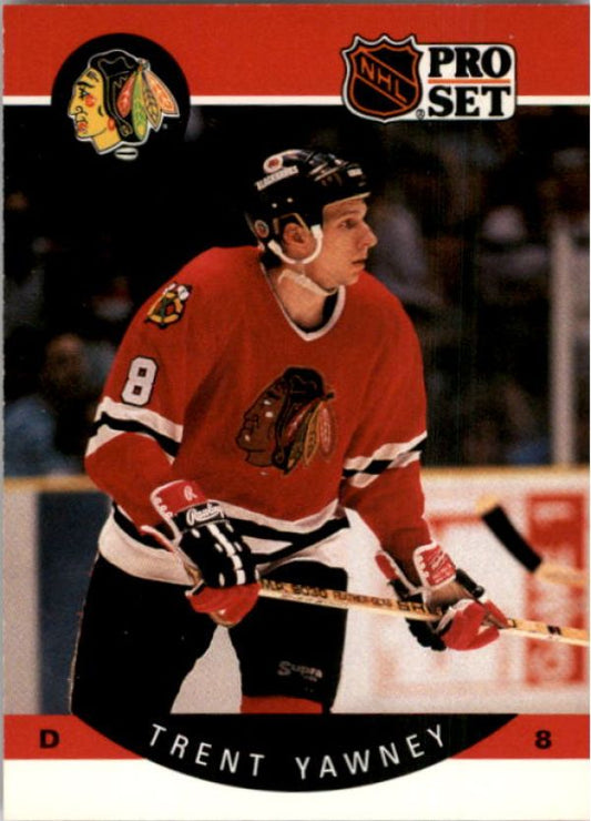 NHL 1990-91 Pro Set - No 64 - Trent Yawney