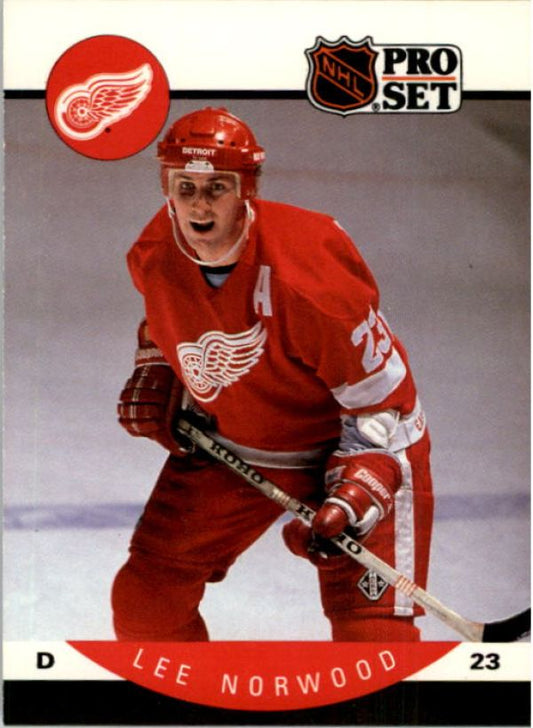 NHL 1990-91 Pro Set - No 74 - Lee Norwood