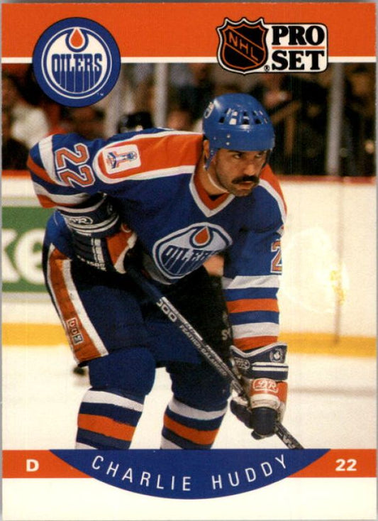 NHL 1990-91 Pro Set - No 85 - Charlie Huddy