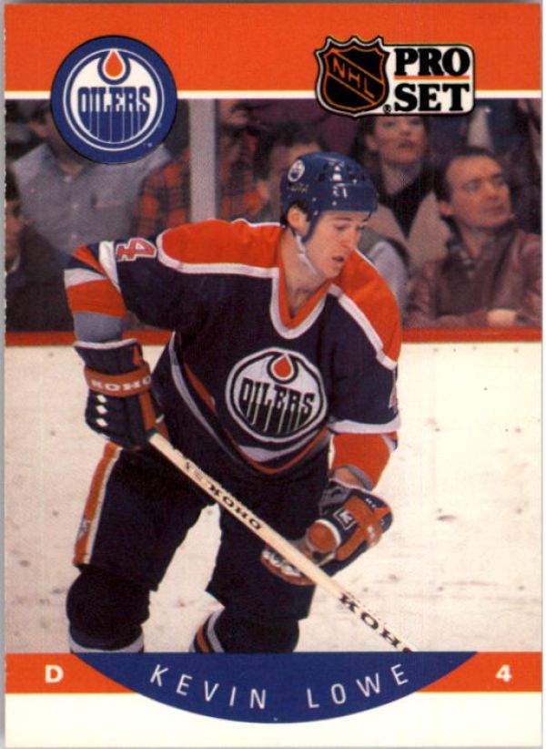 NHL 1990-91 Pro Set - No 89 - Kevin Lowe