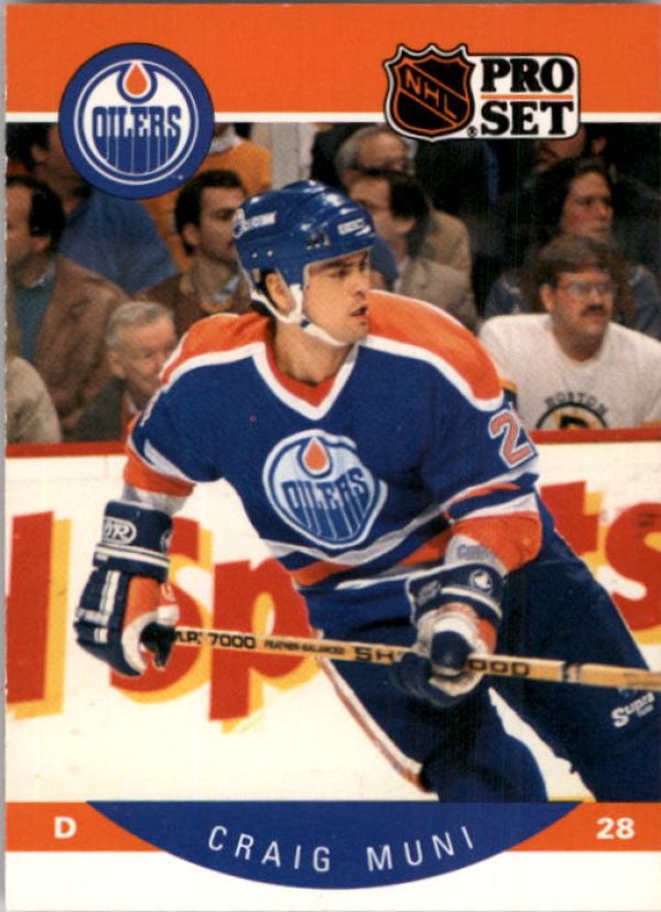 NHL 1990-91 Pro Set - No 92 - Craig Muni