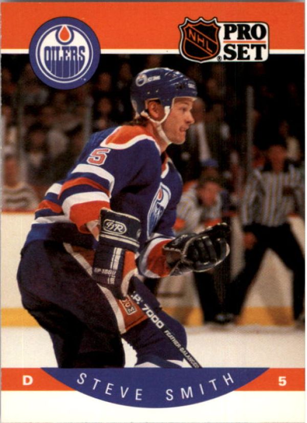 NHL 1990-91 Pro Set - No 96 - Steve Smith