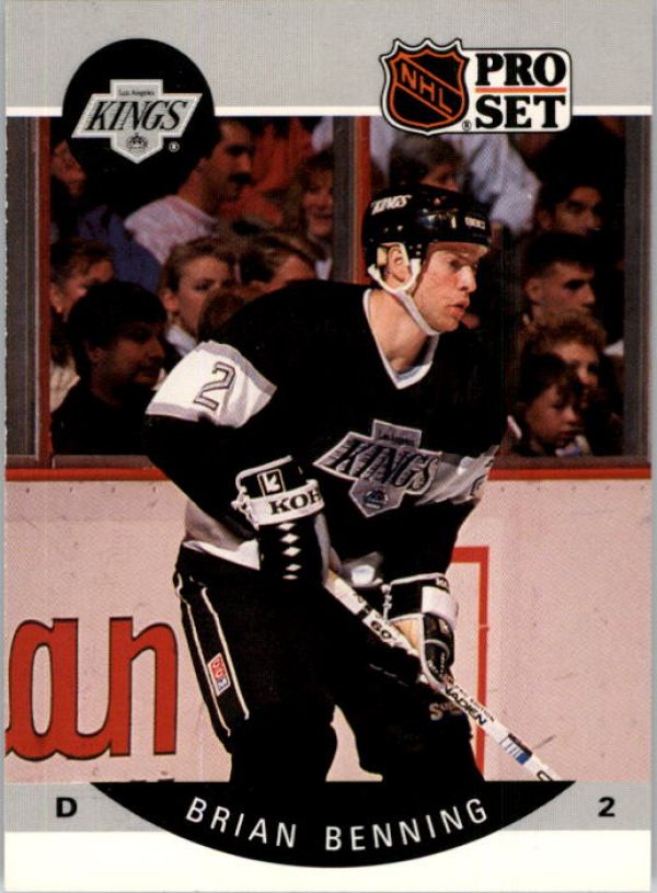 NHL 1990-91 Pro Set - No 114 - Brian Benning