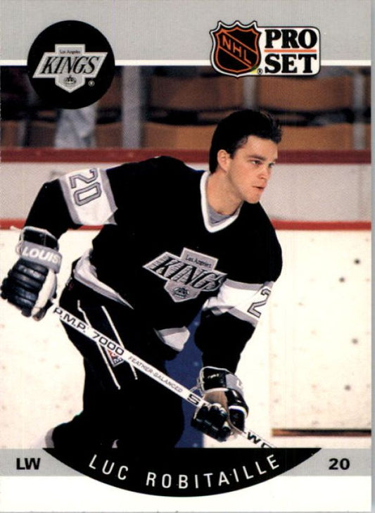 NHL 1990-91 Pro Set - No 126 - Luc Robitaille