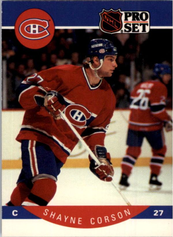 NHL 1990-91 Pro Set - No 148 - Shayne Corson