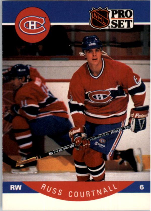 NHL 1990-91 Pro Set - No 700 - Russ Courtnall