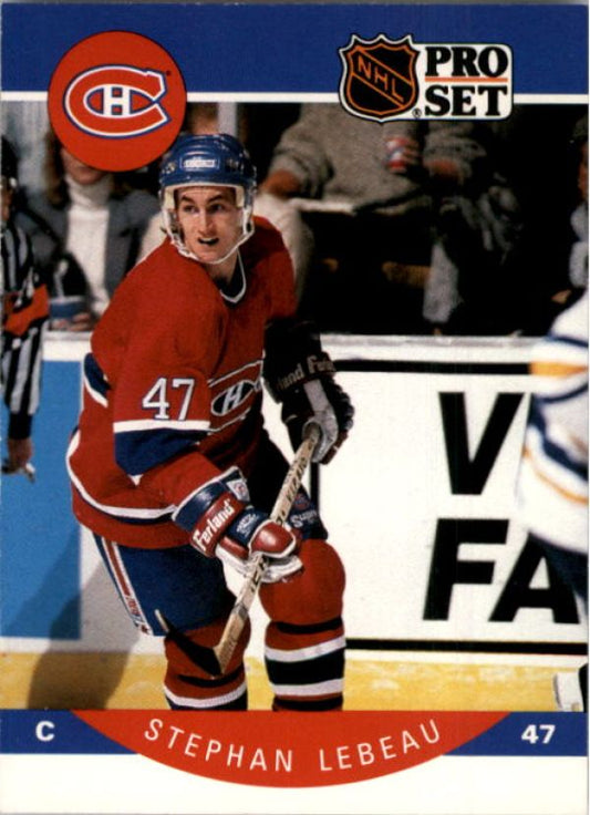 NHL 1990-91 Pro Set - No 152 - Stephan Lebeau