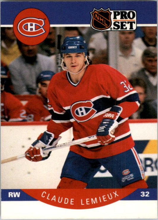 NHL 1990-91 Pro Set - No 153 - Claude Lemieux