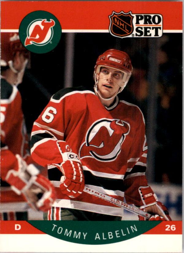 NHL 1990-91 Pro Set - No 162 - Tommy Albelin