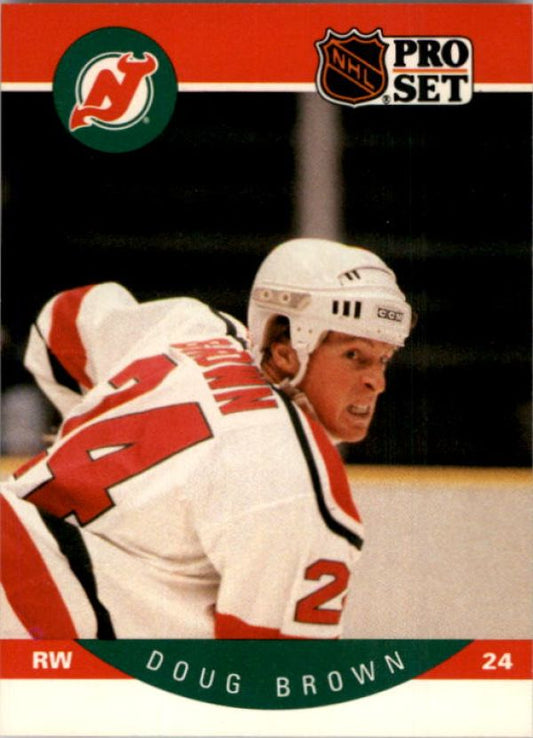 NHL 1990-91 Pro Set - No 163 - Doug Brown