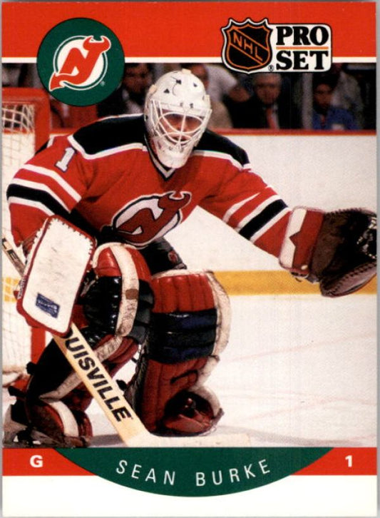 NHL 1990-91 Pro Set - No 164 - Sean Burke