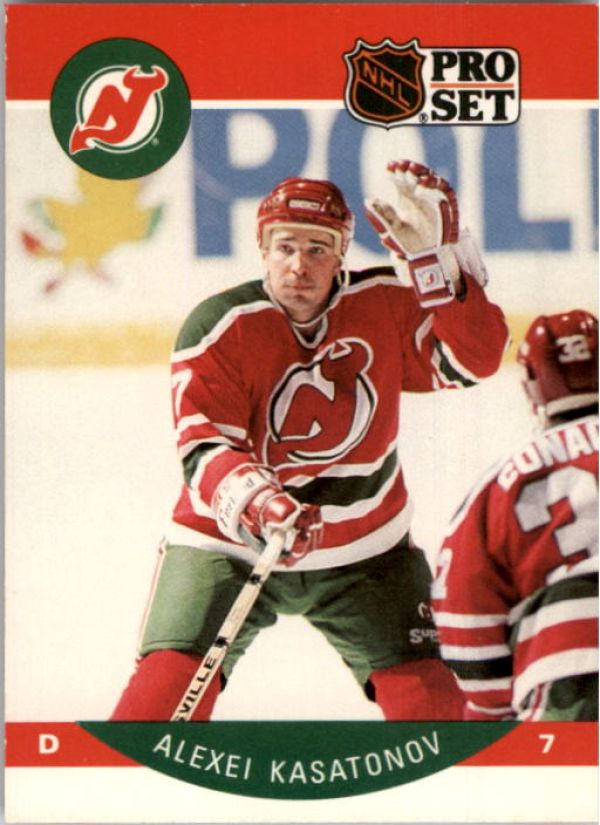 NHL 1990-91 Pro Set - No 169 - Alexei Kasatonov