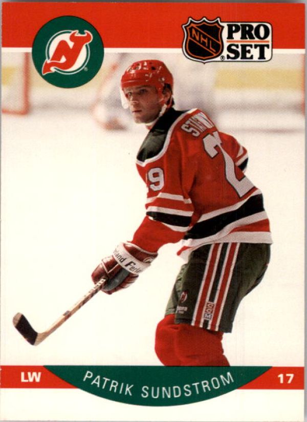 NHL 1990-91 Pro Set - No 176A - Patrik Sundstrom