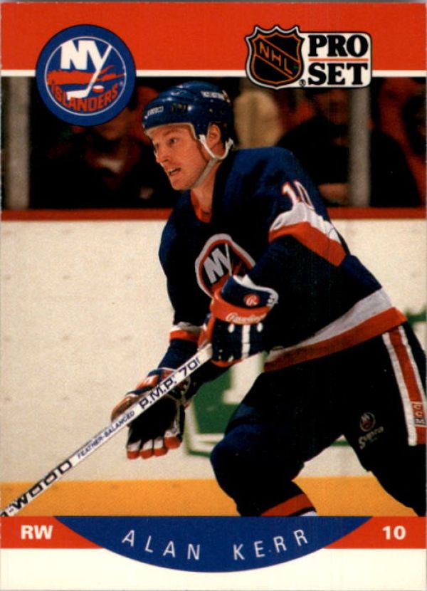 NHL 1990-91 Pro Set - No 184 - Alan Kerr