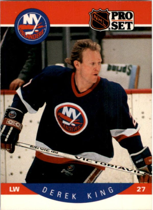 NHL 1990-91 Pro Set - No 185 - Derek King