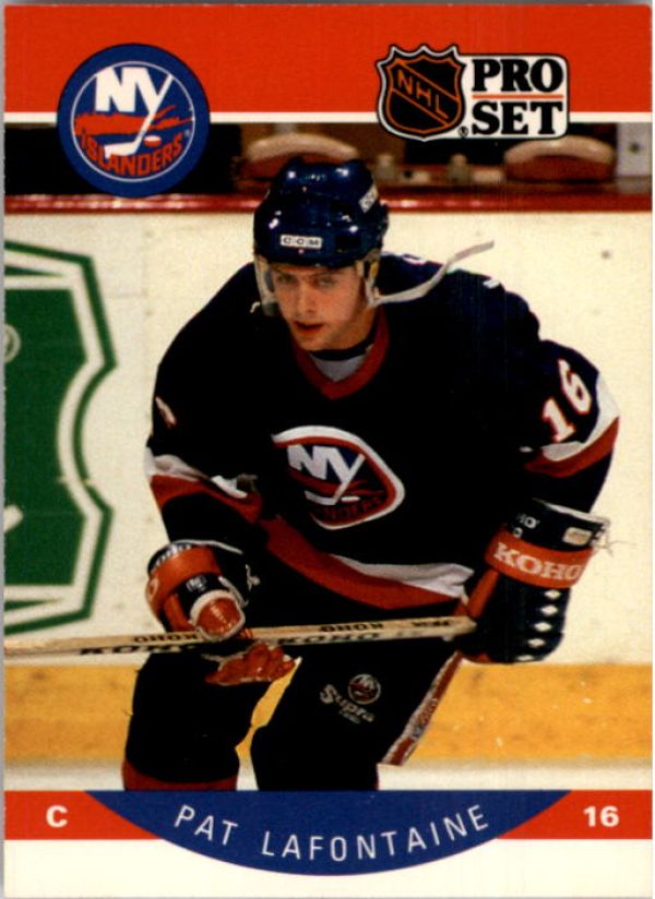 NHL 1990-91 Pro Set - No 186 - Pat LaFontaine