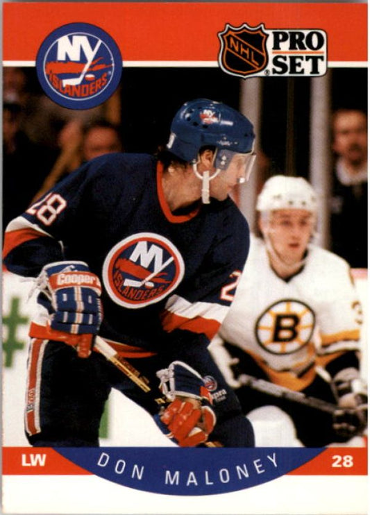 NHL 1990-91 Pro Set - No 187 - Don Maloney