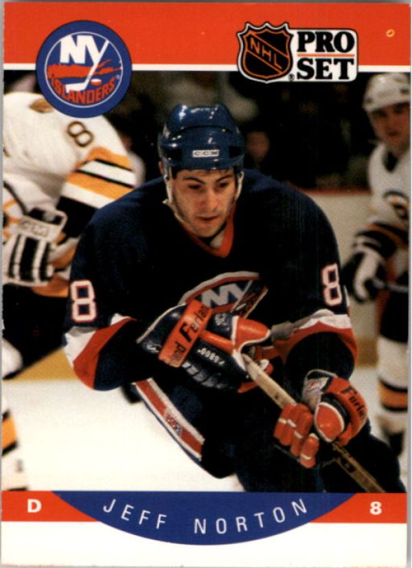 NHL 1990-91 Pro Set - No 189 - Jeff Norton