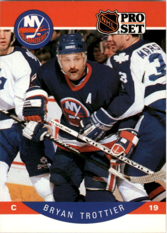 NHL 1990-91 Pro Set - No 192 - Bryan Trottier