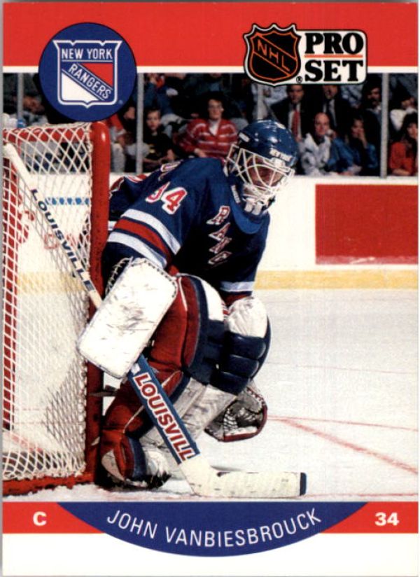 NHL 1990-91 Pro Set - No 209 - John Vanbiesbrouck