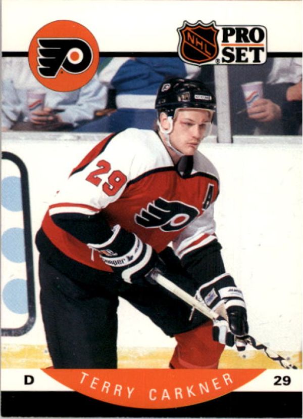 NHL 1990-91 Pro Set - No 212 - Terry Carkner