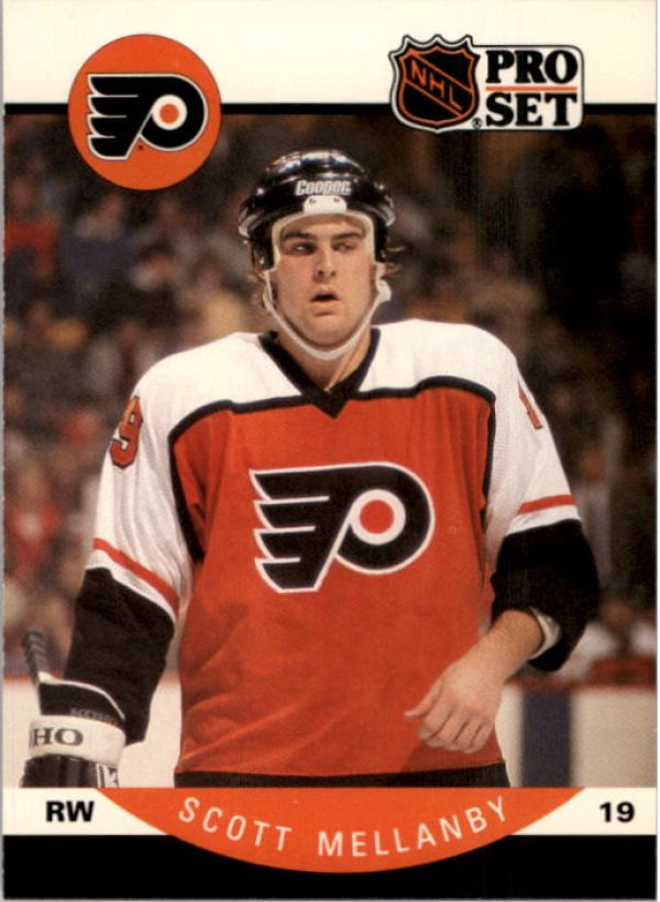 NHL 1990-91 Pro Set - No 220 - Scott Mellanby