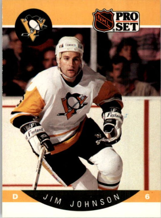 NHL 1990-91 Pro Set - No 235 - Jim Johnson