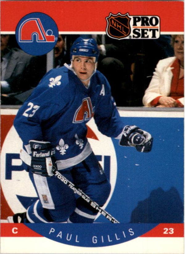 NHL 1990-91 Pro Set - No 246B - Paul Gillis