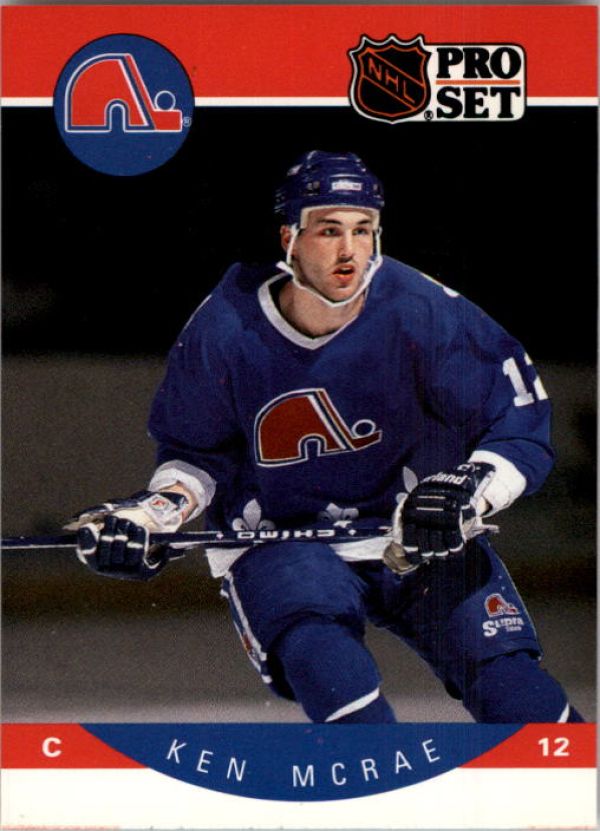 NHL 1990-91 Pro Set - No 255 - Ken McRae