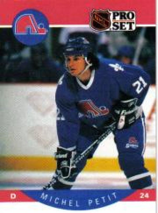 NHL 1990-91 Pro Set - No 256B - Michel Petit