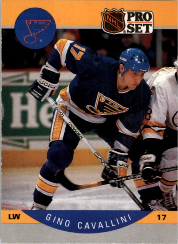 NHL 1990-91 Pro Set - No 261 - Gino Cavallini