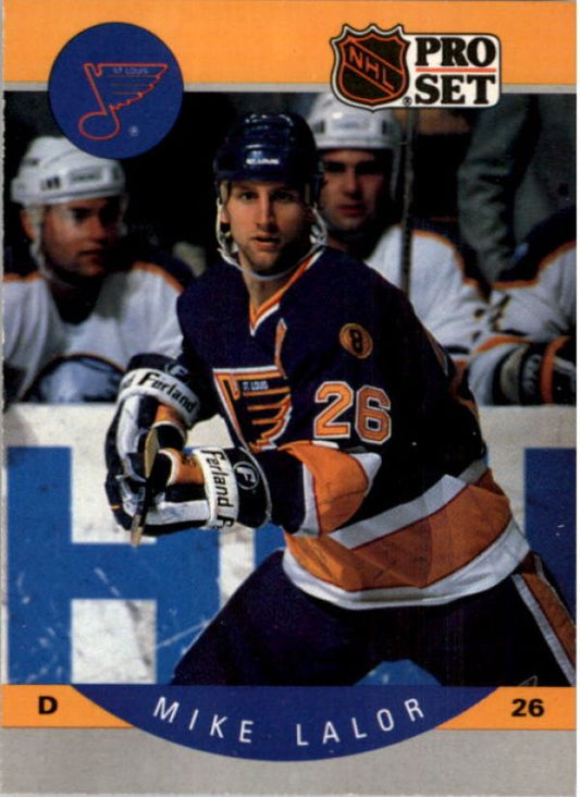 NHL 1990-91 Pro Set - No 264 - Mike Lalor