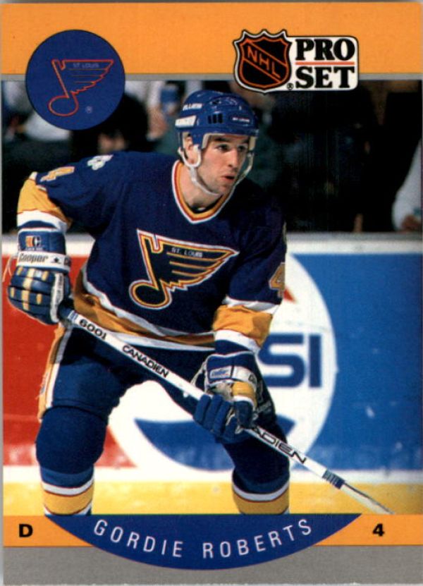 NHL 1990-91 Pro Set - No 271 - Gordie Roberts