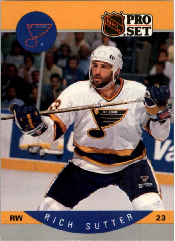 NHL 1990-91 Pro Set - No 272 - Rich Sutter