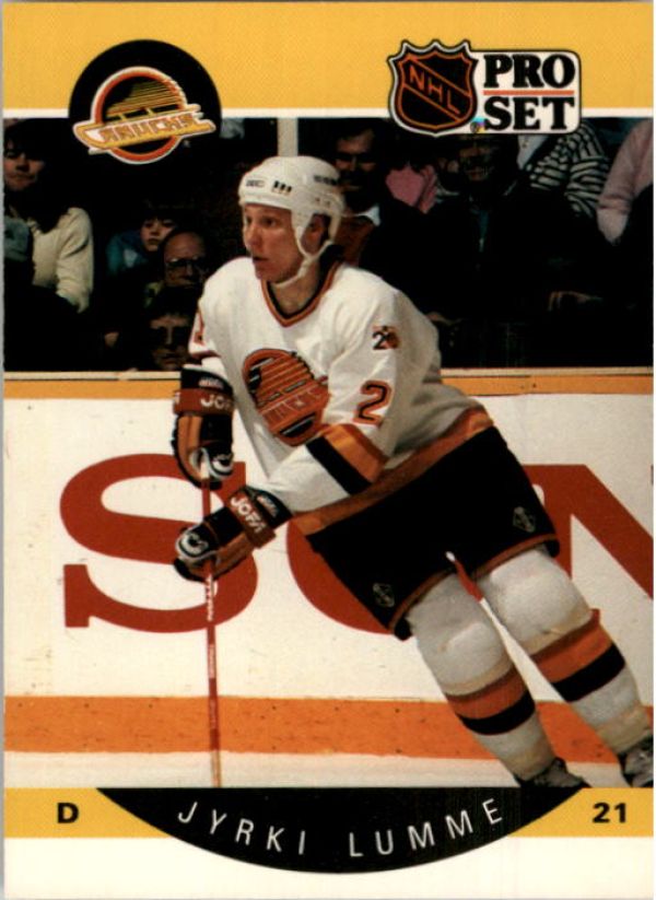 NHL 1990-91 Pro Set - No 300 - Jyrki Lumme