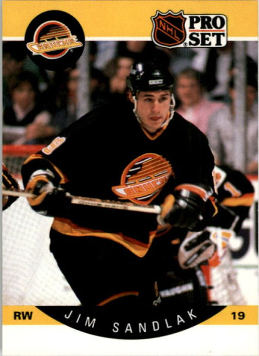 NHL 1990-91 Pro Set - No 305 - Jim Sandlak