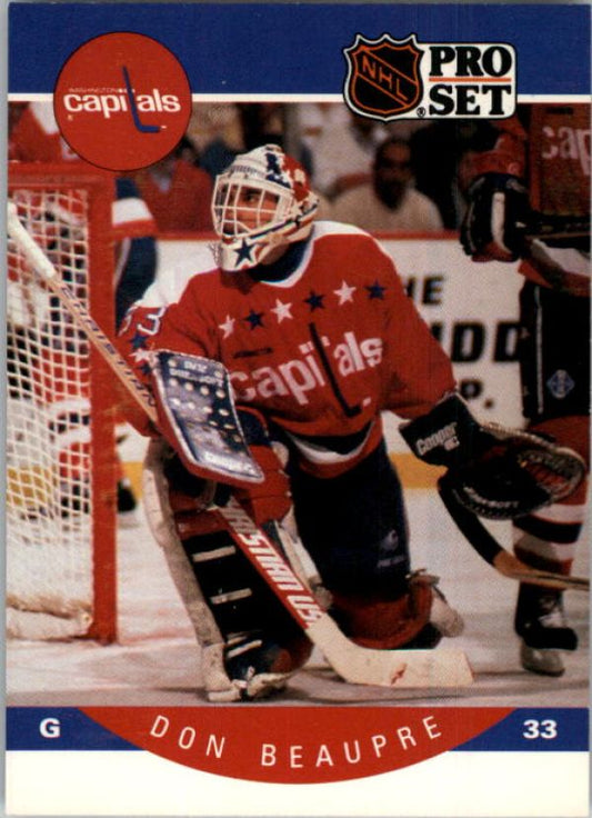 NHL 1990-91 Pro Set - No 307 - Don Beaupre