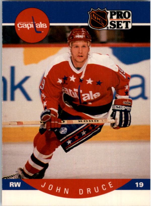 NHL 1990-91 Pro Set - No 310 - John Druce