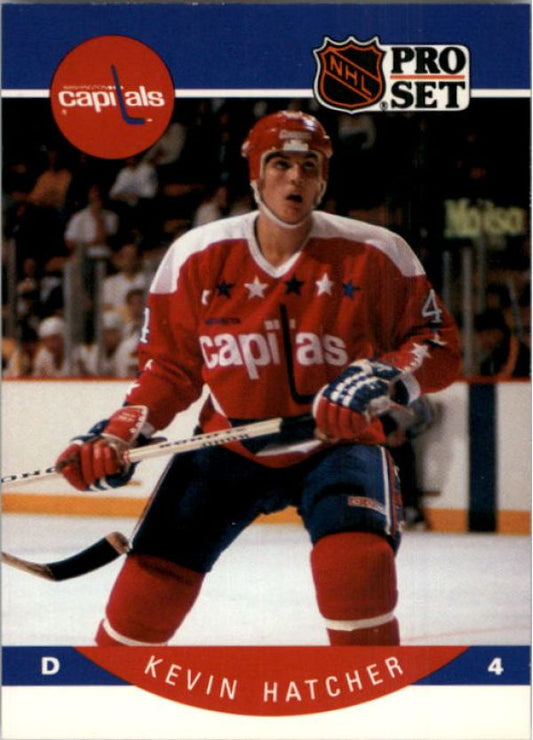 NHL 1990-91 Pro Set - No 311 - Kevin Hatcher