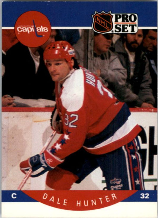 NHL 1990-91 Pro Set - No. 312 - Dale Hunter