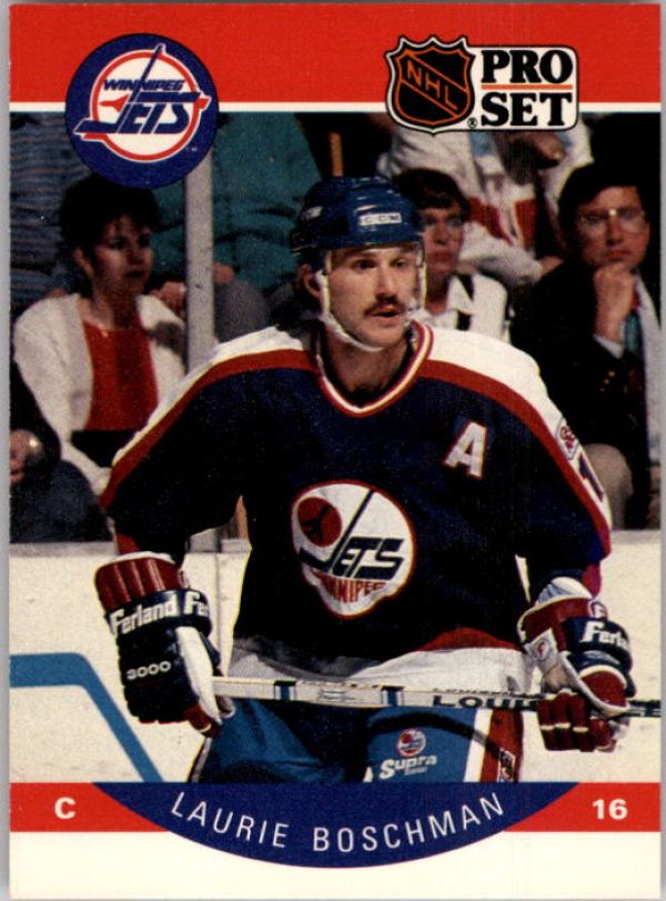 NHL 1990-91 Pro Set - No. 324 - Laurie Boschman