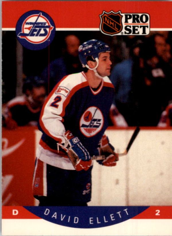 NHL 1990-91 Pro Set - No 326 - Dave Ellett