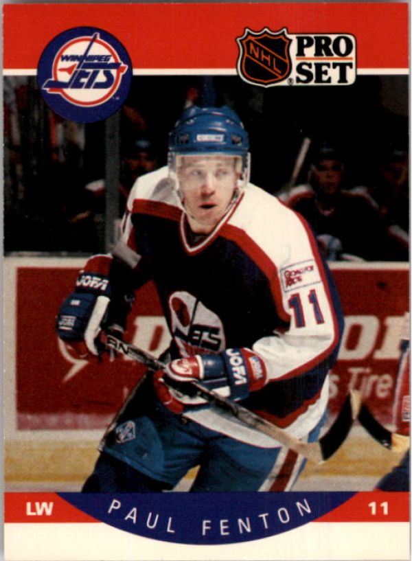 NHL 1990-91 Pro Set - No 329 - Paul Fenton