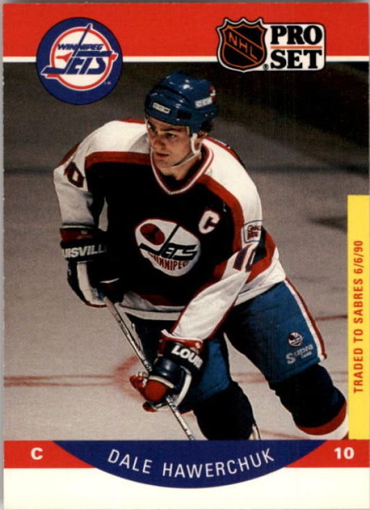 NHL 1990-91 Pro Set - No 330B - Dale Hawerchuck