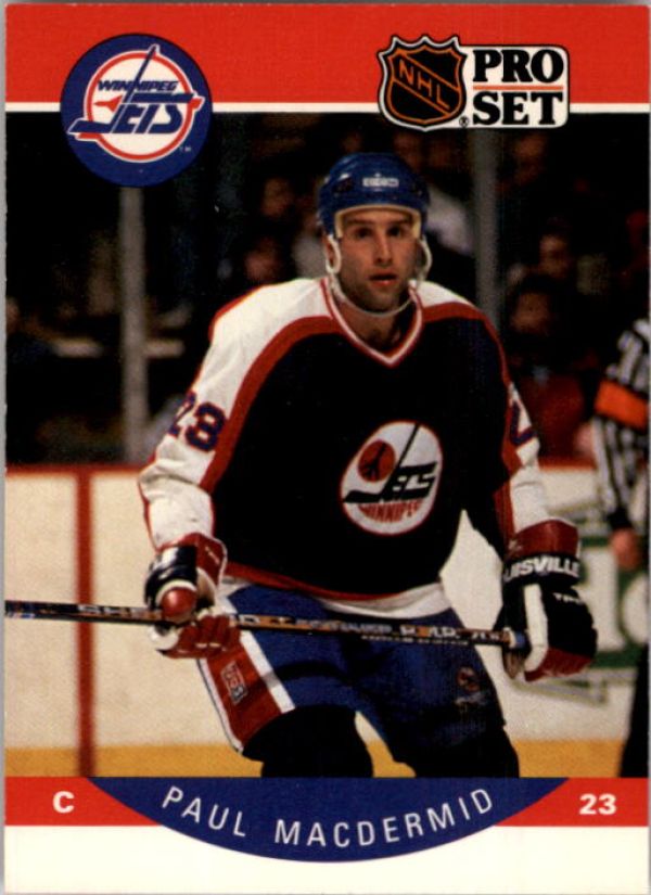 NHL 1990-91 Pro Set - No 331 - Paul MacDermid