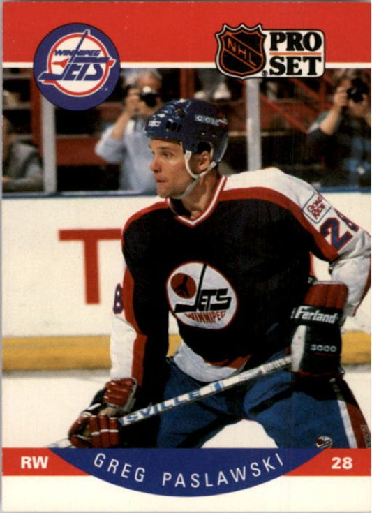 NHL 1990-91 Pro Set - No 336 - Greg Paslawski