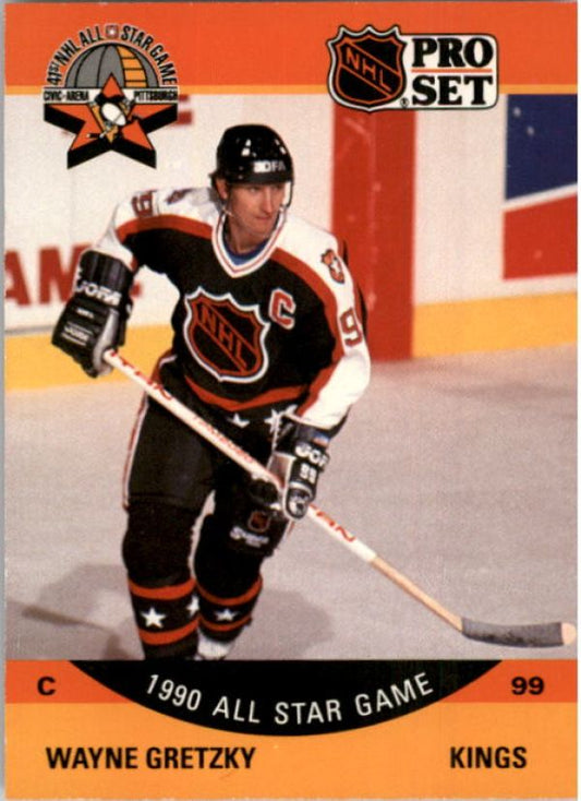 NHL 1990-91 Pro Set - No 340 - Wayne Gretzky