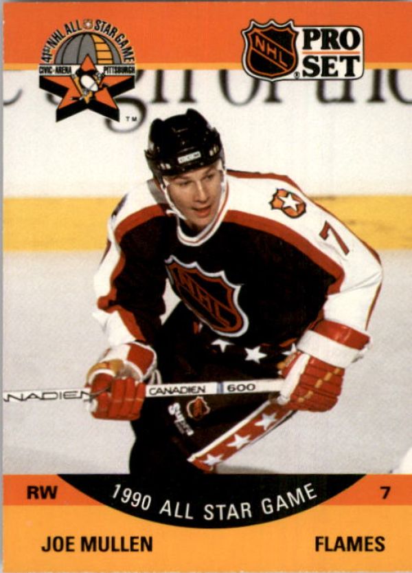 NHL 1990-91 Pro Set - No 343 - Joe Mullen